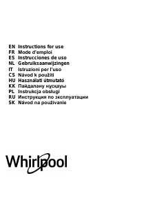 Manuál Whirlpool AKR 504 IX/1 Odsavač par