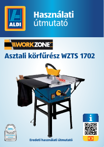 Használati útmutató Workzone WZTS 1702 Asztali fűrész