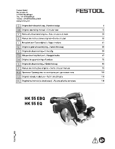 Bruksanvisning Festool HK 55 EBQ Cirkelsåg