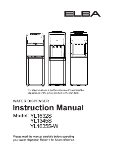 Manual Elba YL1632S Water Dispenser