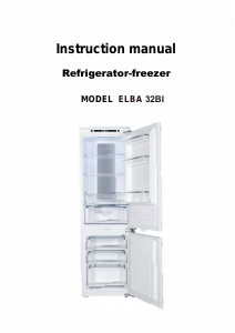 Manual Elba ELBA-32BI Fridge-Freezer