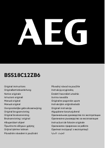 Наръчник AEG BSS18C12ZB6 Ударен гаечен ключ