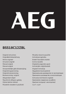 Rokasgrāmata AEG BSS18C12ZBL Trieciena uzgriežņu atslēga