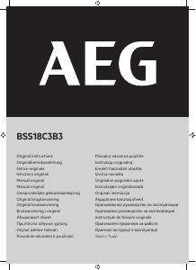 Brugsanvisning AEG BSS18C3B3 Slagnøgle