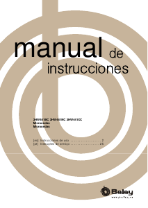 Manual de uso Balay 3HW441NC Microondas