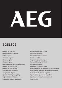 Εγχειρίδιο AEG BGE18C2 Φυσητήρας φύλλων