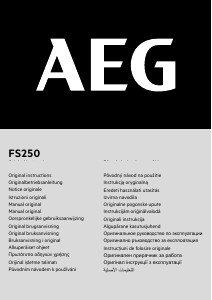 Manuale AEG FS 250 Levigatrice orbitale