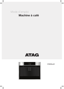 Mode d’emploi ATAG CM4611D Cafetière