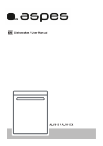 Manual Aspes ALV117 Dishwasher