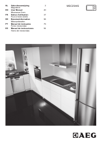 Manual AEG MSC2544S-M Microwave