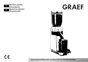 Návod Graef CM 70 Mlynček na kávu