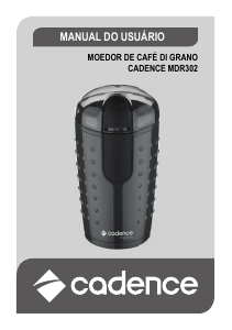 Manual Cadence MDR302 Moinho de café