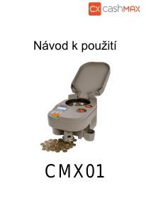 Manuál Cashmax CMX01 Počítadlo mincí