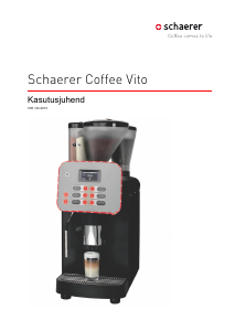 Kasutusjuhend Schaerer Coffee Vito Kohvimasin