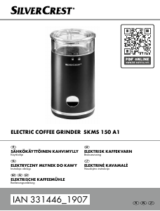 Bruksanvisning SilverCrest SKMS 150 A1 Kaffekvarn