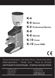 Руководство Compak K-6 Кофемолка