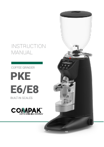 Handleiding Compak PKE E6 Koffiemolen