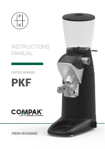 Handleiding Compak PKF Koffiemolen