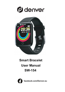 Instrukcja Denver SW-154 Smartwatch