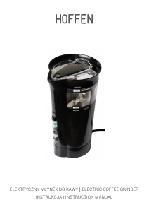 Manual Hoffen CG-8284-18 Coffee Grinder