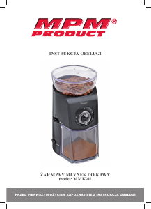 Manual MPM MMK-01 Coffee Grinder