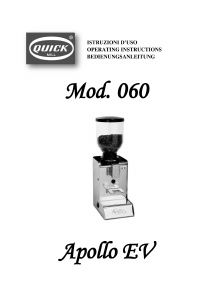 Manual Quick 060 Apollo EV Coffee Grinder