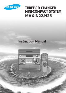 Manual Samsung MAX-N25 Stereo-set