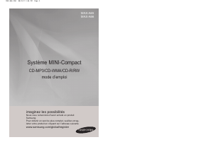 Mode d’emploi Samsung MAX-A65 Stéréo