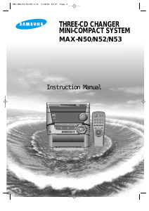 Manual Samsung MAX-N53 Stereo-set