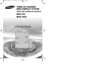 Handleiding Samsung MAX-T55 Stereoset