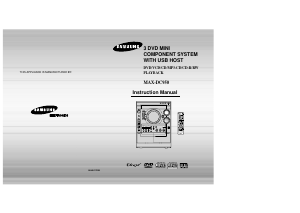 Manual Samsung MAX-DC950 Stereo-set