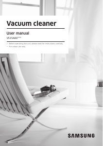 Manual Samsung VS15A6032M5 Vacuum Cleaner