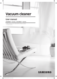 Manual Samsung VS20R9045T3 Vacuum Cleaner