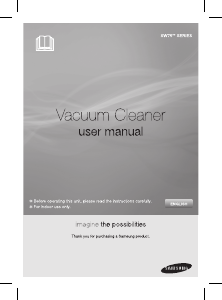 Manual Samsung SW7539 Vacuum Cleaner