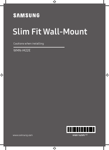 Manual Samsung WMN-M22E Wall Mount