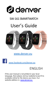 Manual de uso Denver SW-161MK2 Smartwatch