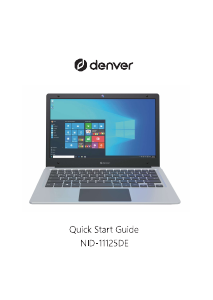 Bedienungsanleitung Denver NID-11125DE Notebook