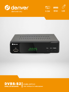 Brugsanvisning Denver DVBS-207HD Digital receiver