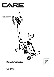 Mode d’emploi Care Fitness CV-506 Vélo d’appartement