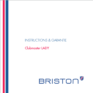 Mode d’emploi Briston ND Clubmaster Lady Montre