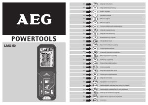 Bruksanvisning AEG LMG 50 Laseravståndsmätare