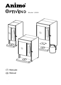 Manuale Animo OptiVend 1 Macchina da caffè