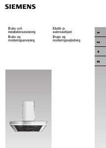 Bruksanvisning Siemens LC257BB40 Köksfläkt