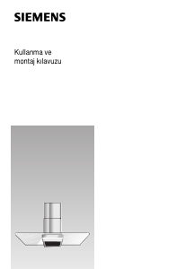 Kullanım kılavuzu Siemens LC954GA20 Davlumbaz