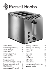 Manuale Russell Hobbs 20740-56 Buckingham Tostapane