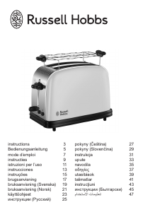 Russell Hobbs 23334-56 Colours Toaster Classic Cream 