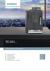 Manual Siemens TE501201RW Espresso Machine