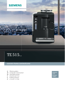 Kullanım kılavuzu Siemens TE515209RW Espresso makinesi