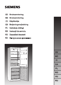 Instrukcja Siemens KG36SV35 Lodówko-zamrażarka