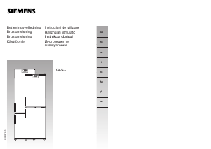 Manual Siemens KG36U122 Combina frigorifica